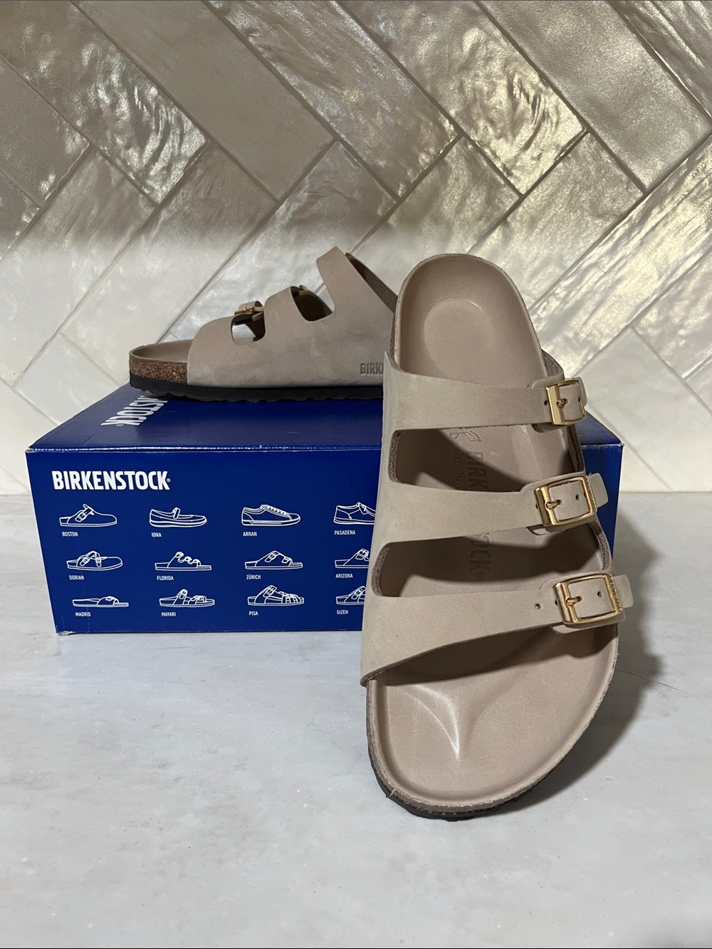 Women’s Tan Suede Birkenstocks